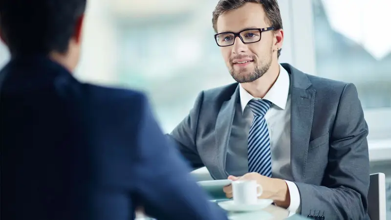 Businessman at a meeting Belinos Consulting accounting and bookkeeping London